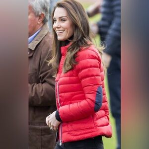Perfect Moment Mini Duvet Red Puffer Jacket. ASO Kate Middleton. Size medium.